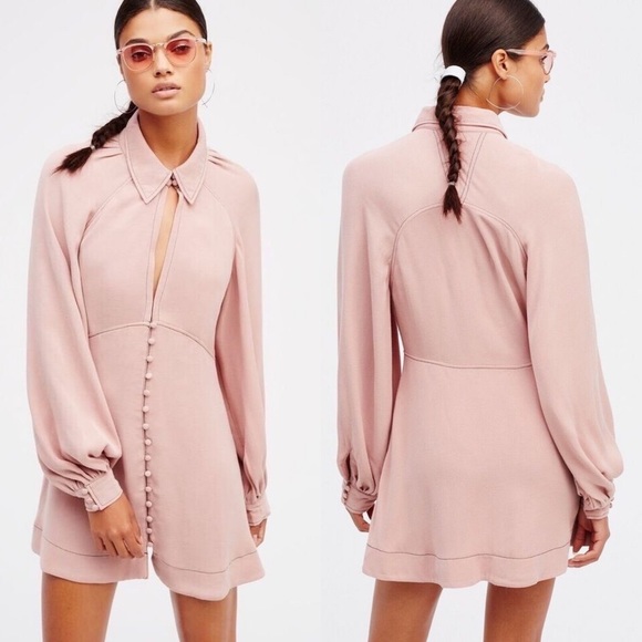 FREE People Sz Md Babetown Mini Rust - Picture 3 of 7